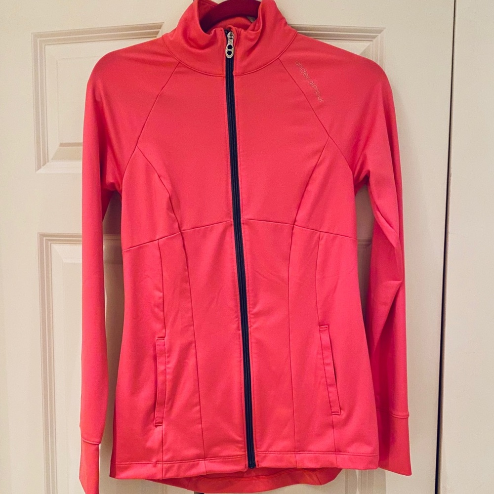 Coral Under Armour All Season Gear running jacket